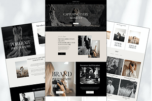 Photography Squarespace Template