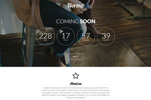 Norma - Coming Soon Template