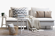 Two-seat sofa 3d model, a Furniture 3D Model by 3dmitruk (Thumbnail 2 of 11)