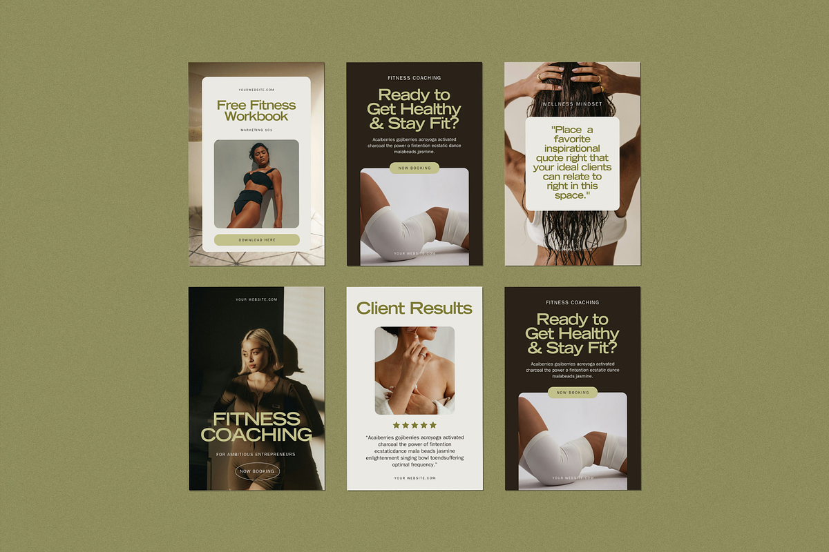 Canva Pinterest Marketing Templates, a Marketing Template by Glo Design Studio (Photo 12 of 20)