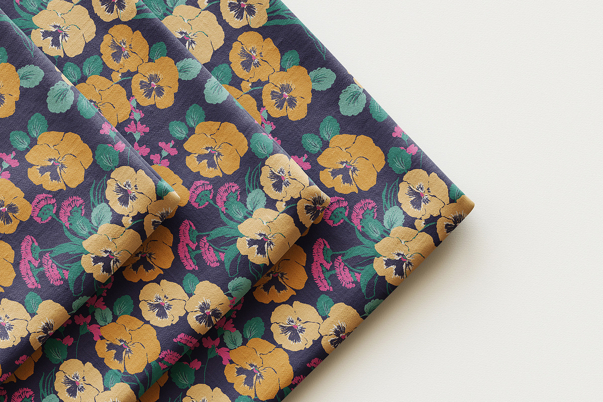 Colorful Pansies Floral Pattern, a Pattern Graphic by StudioGlouna (Photo 7 of 9)