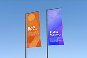 Flag Mockup Bundle Set, an Advertising Mockup by Rielismee (Thumbnail 4 of 5)