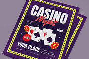 Casino Night Flyer, a Flyer Template by graphicook (Thumbnail 2 of 3)