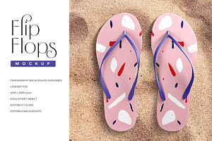 Flip Flops Mockup, a Household Mockup by Jiwstudio