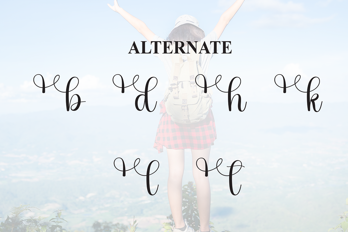 Height | Script Font, a Handwritten Font by Scratchones (Photo 8 of 9)