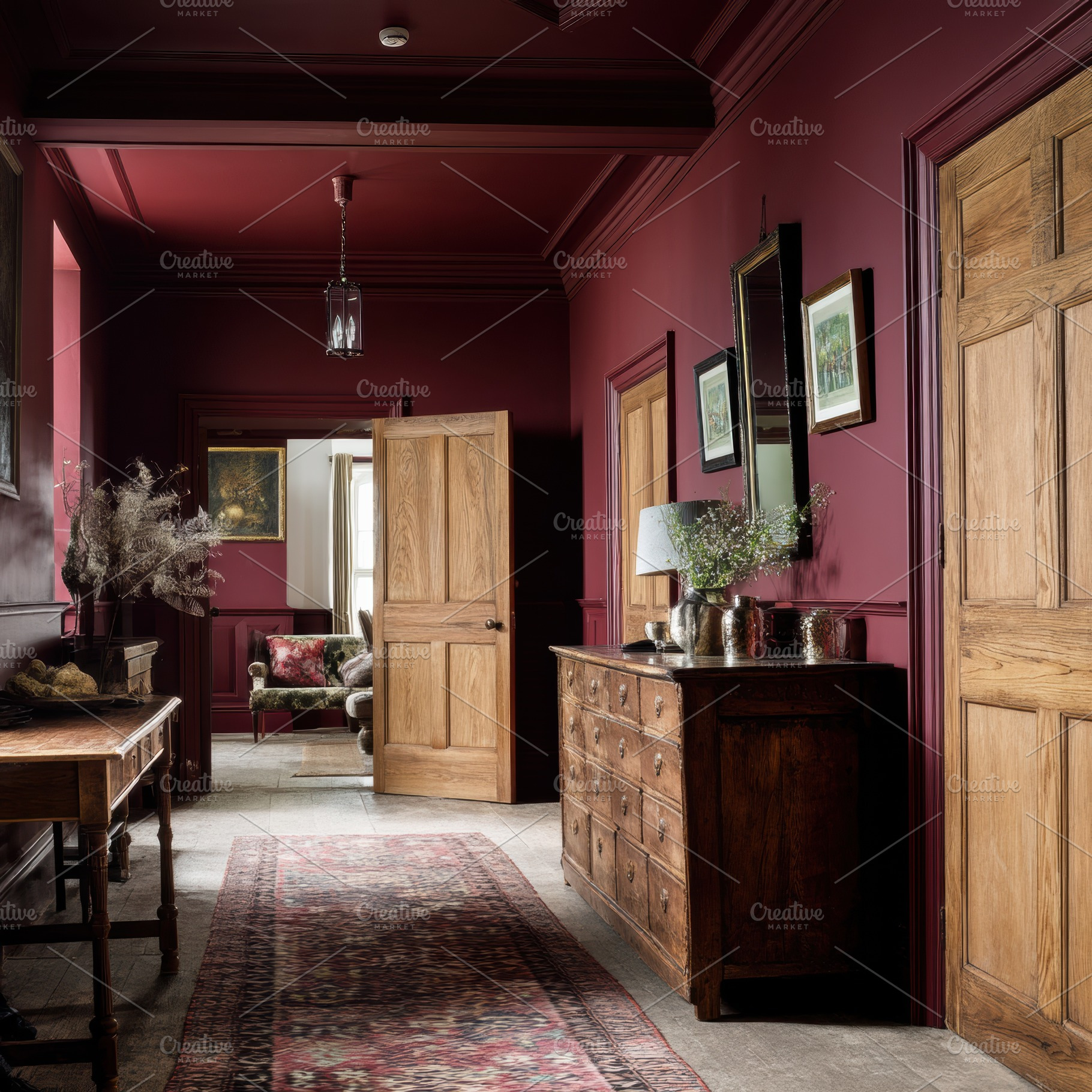 Cozy Rustic Cottage Interior, an Architecture Photo by Virgo Studio