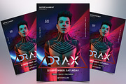 DJ Night PSD Flyer Template, a Flyer Template by Naim Selmani (Thumbnail 1 of 3)