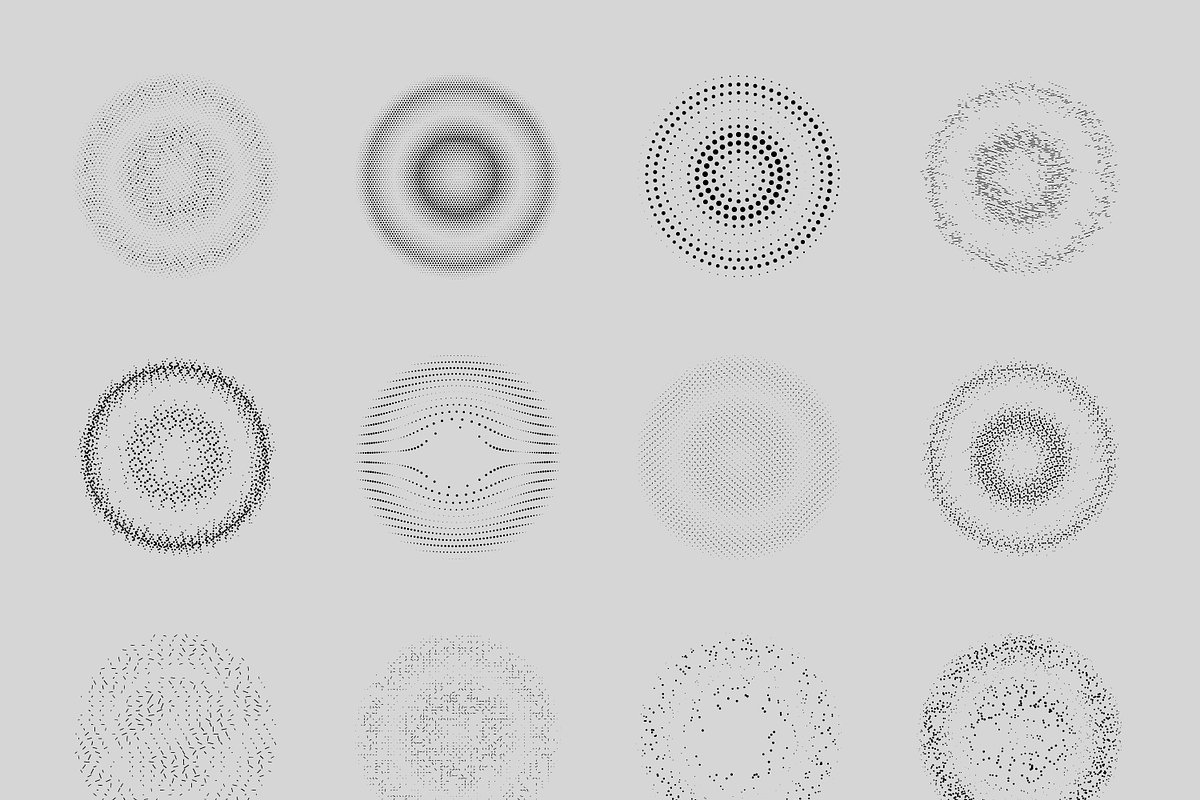 CircleTones Vol.3 | Gradated Circles, a Texture Graphic by invisiblelayer (Photo 2 of 5)