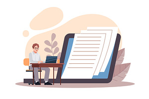 Online reporting mechanism. Key, a Finance Illustration by YummyBuum