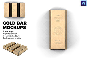 Gold Bar - Mockups