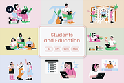 Students and Education Illustration, an Education Illustration by Jump Studio (Thumbnail 1 of 10)