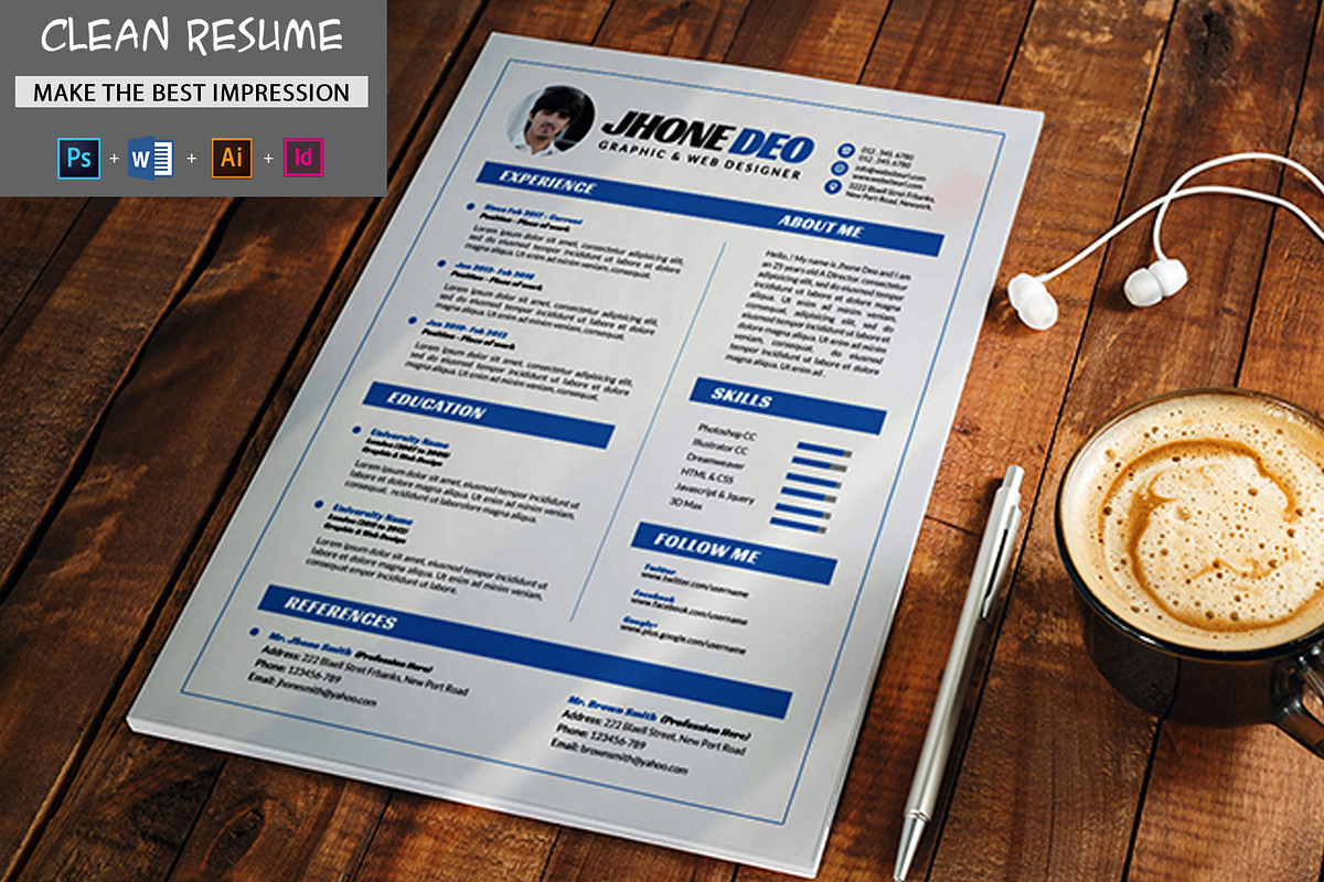 Resume/CV, a Resume Template by Artiverge (Photo 3 of 5)