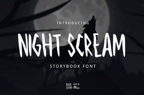 Night Scream Font preview 5