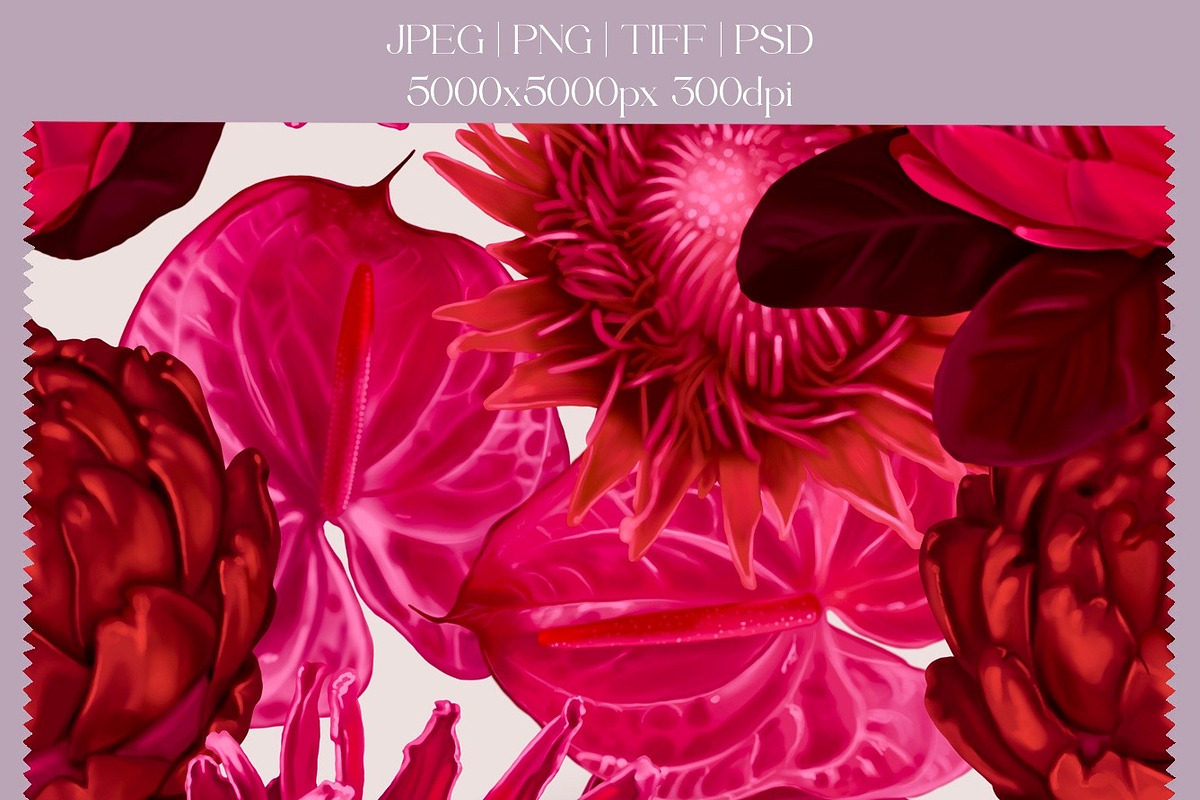 Viva Magenta - pattern collection, a Pattern Graphic by NNclipart (Photo 9 of 20)