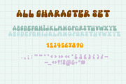 Groovy Ghost - retro Halloween font, a Handwritten Font by Brown Cupple (Thumbnail 7 of 8)