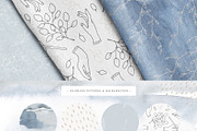 Scandi Leaf Collection, a Texture Illustration by Julia Dreams (Thumbnail 5 of 8)