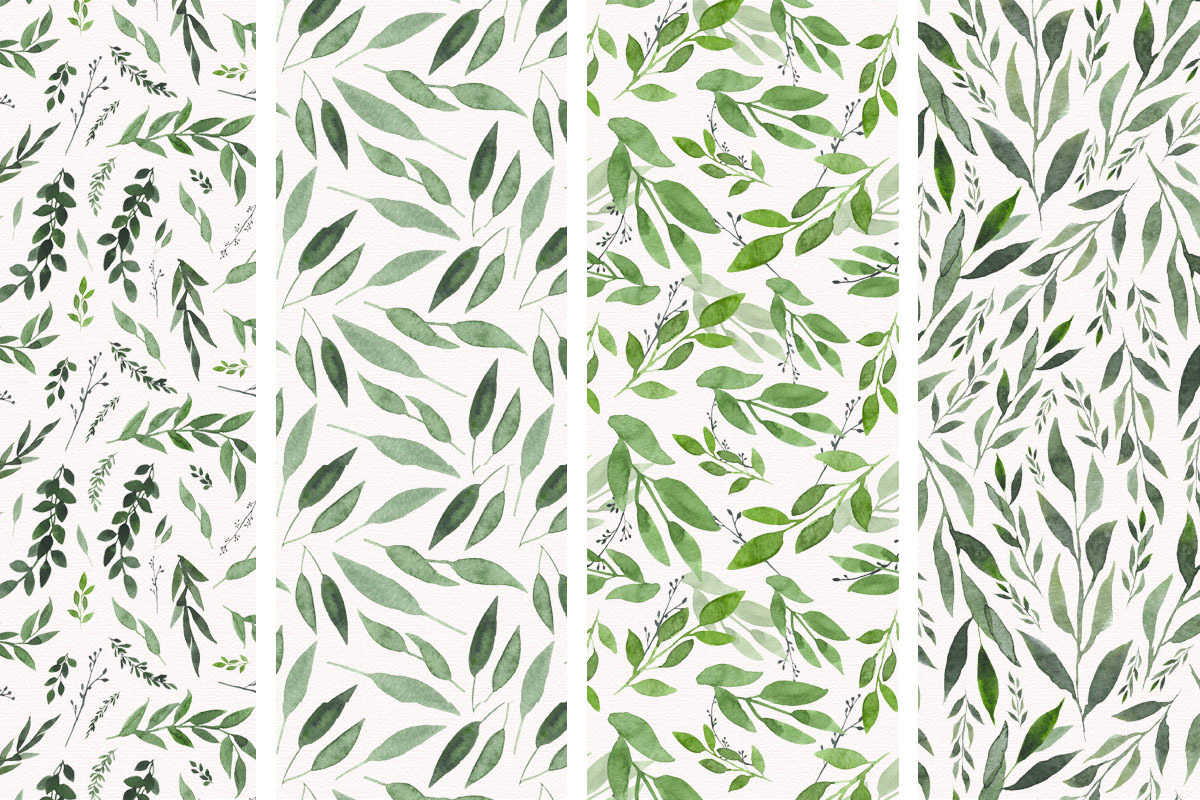 All About Leaves 3 - Watercolor, an Illustration by MariePierLaf (Photo 7 of 7)