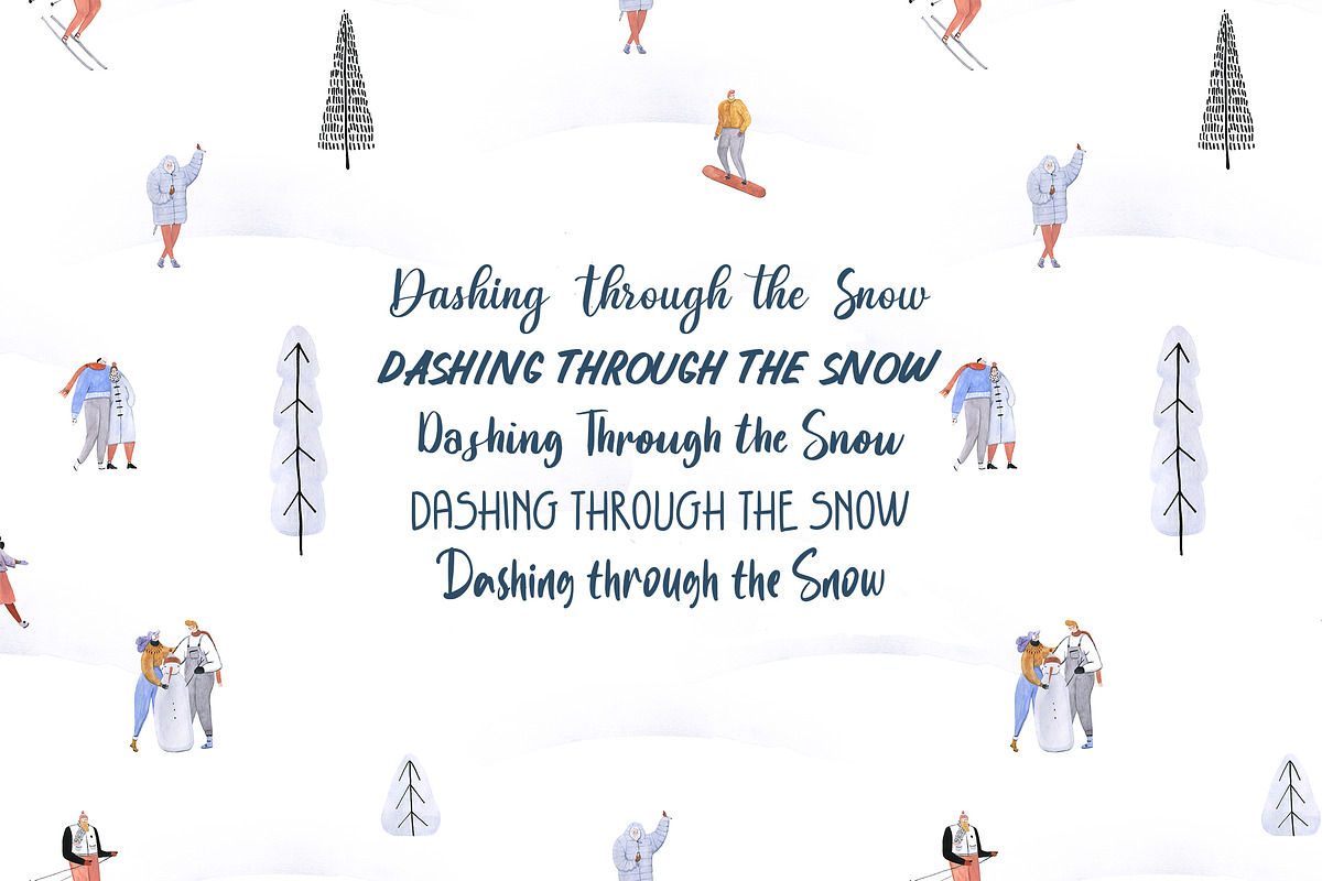 The Holiday Crafting Font Bundle, a Script Font by Lollipop Hand Drawn (Photo 4 of 8)