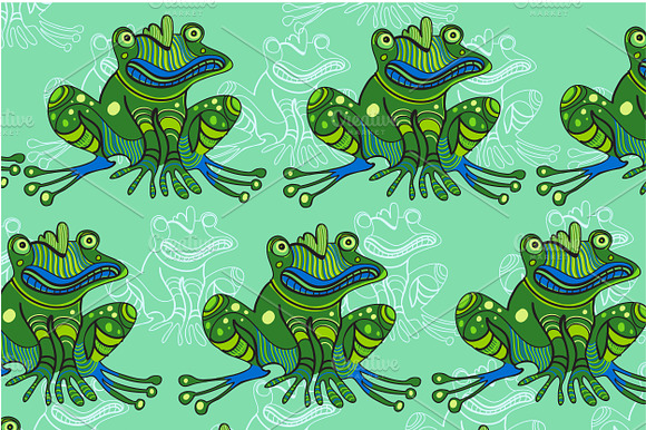 Frog pattern preview 2