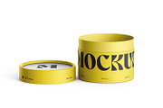 Cylindrical Paper Tube Mockup, a Packaging Mockup by Ram Studio LLC (Thumbnail 3 of 13)