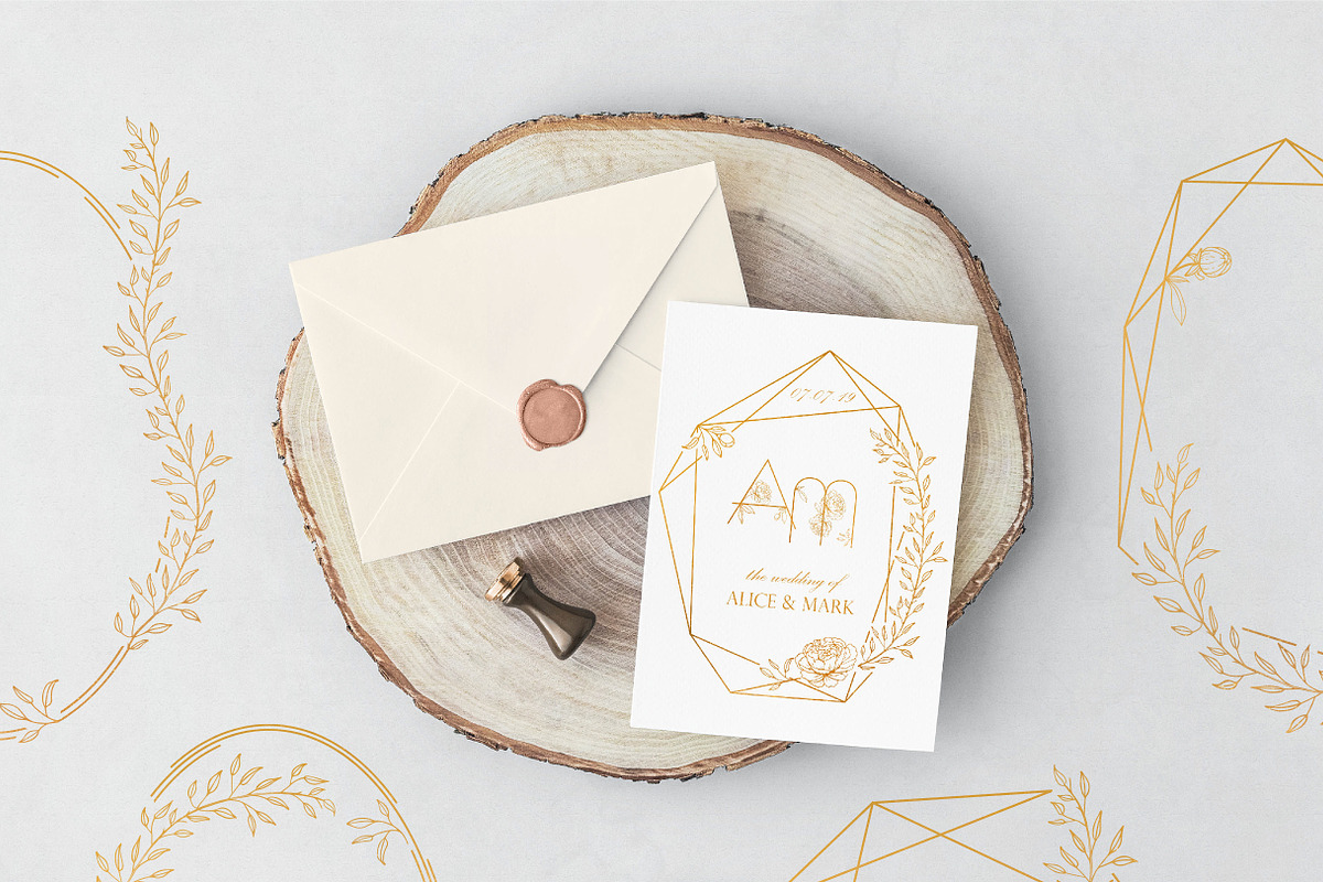 Amelie Floral Display Font, a Symbol Font by Alisovna (Photo 13 of 17)