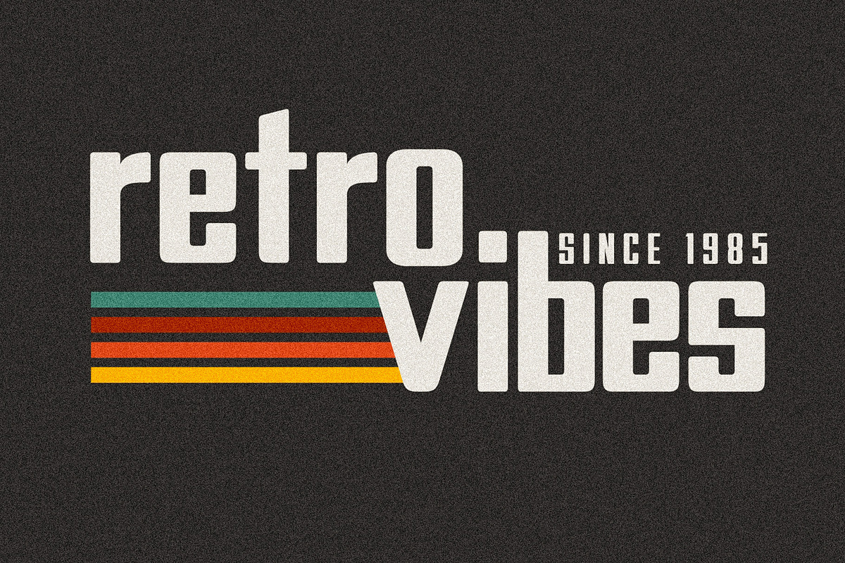 Blinders | Retro Font, a Sans Serif Font by Almeera Std (Photo 2 of 6)