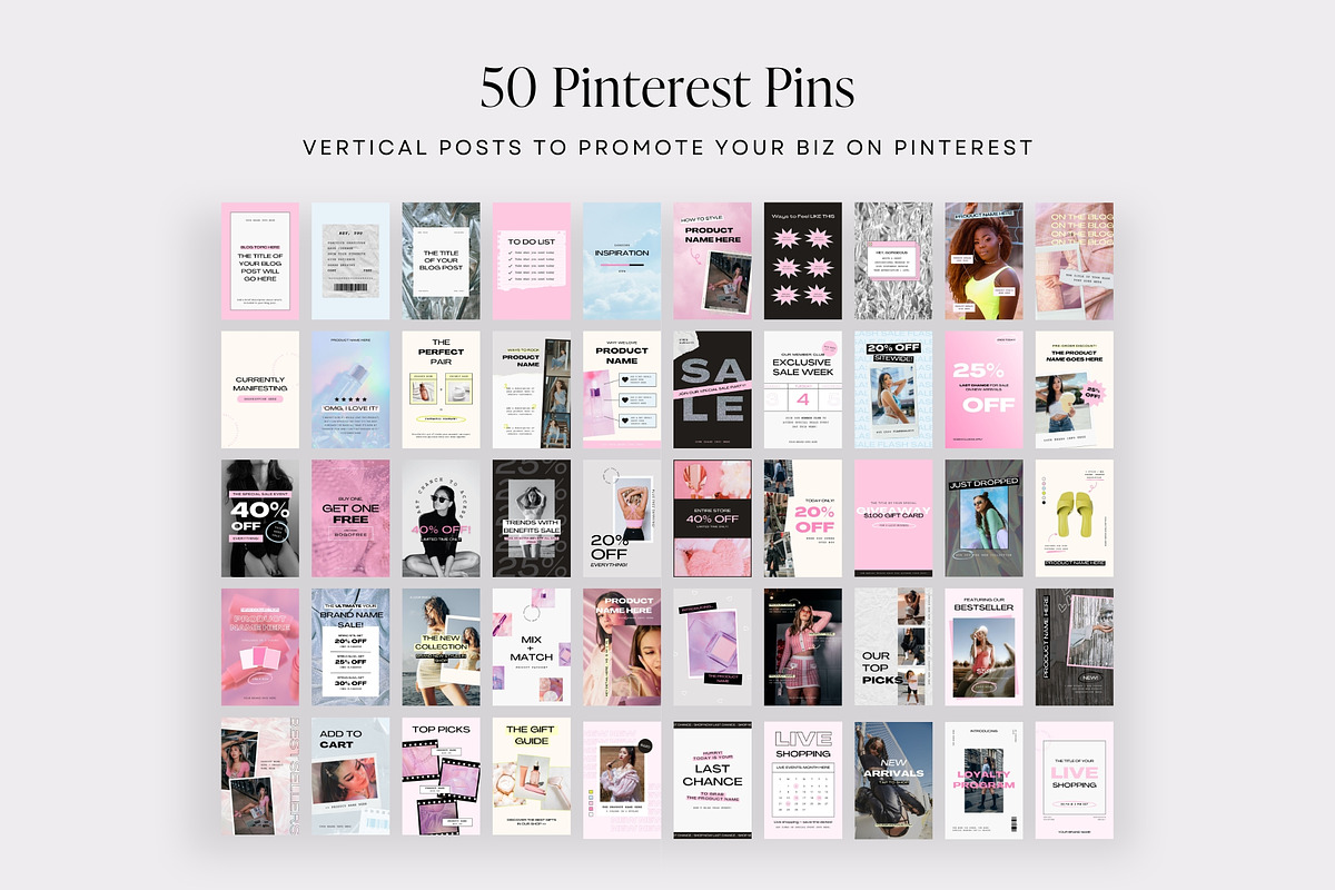 Ecommerce Shop Template Pack | Canva, a Social Media Template by Fourteen Creative Co. (Photo 9 of 13)