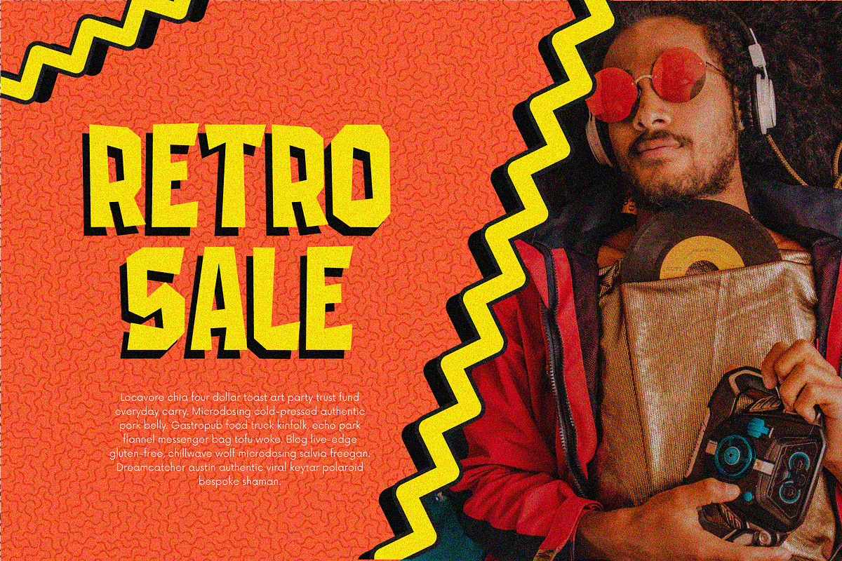 Flashy | Retro & Fun, a Font by Invasi Studio (Photo 4 of 9)