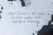 Blot Sound - Messy Ink Script Font, a Script Font by AnMark (Thumbnail 11 of 11)
