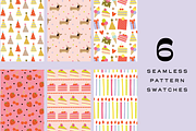 Happy Birthday Party Graphics, a Decorative Illustration by Gross Illustrations (Thumbnail 7 of 9)