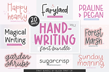 20 Fonts! HANDWRITING FONT BUNDLE v2