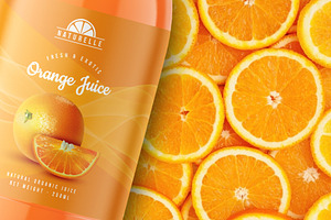 Juice Label Packaging Template, an Object Graphic by Dev.Rawat21