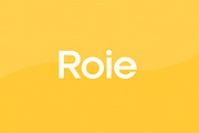 Roie Logo Font, a Sans Serif Font by Shina Design (Thumbnail 1 of 8)