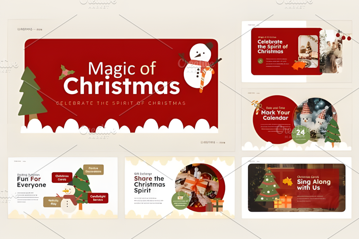 Christmas Preparation - PPT Templat, a Presentation Template by Ink Gallery (Photo 2 of 4)