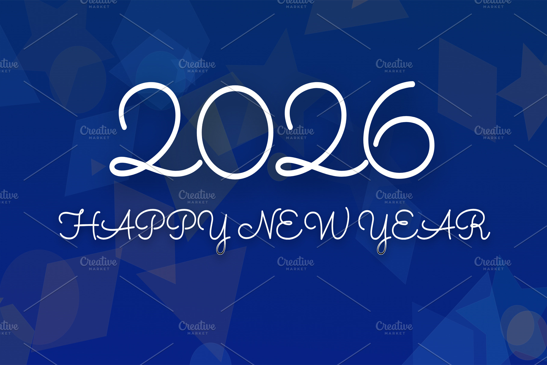 2026 Happy New Year Banner, a Background Photo by Vectorium Studio