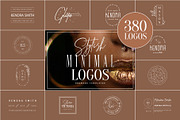 380 Stylish & Minimal Logos, a Branding & Logo Template by Graphicdome (Thumbnail 1 of 18)