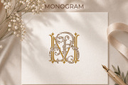 MB BM Wedding Monogram Logo, a Branding & Logo Template by LogoAV (Thumbnail 2 of 6)