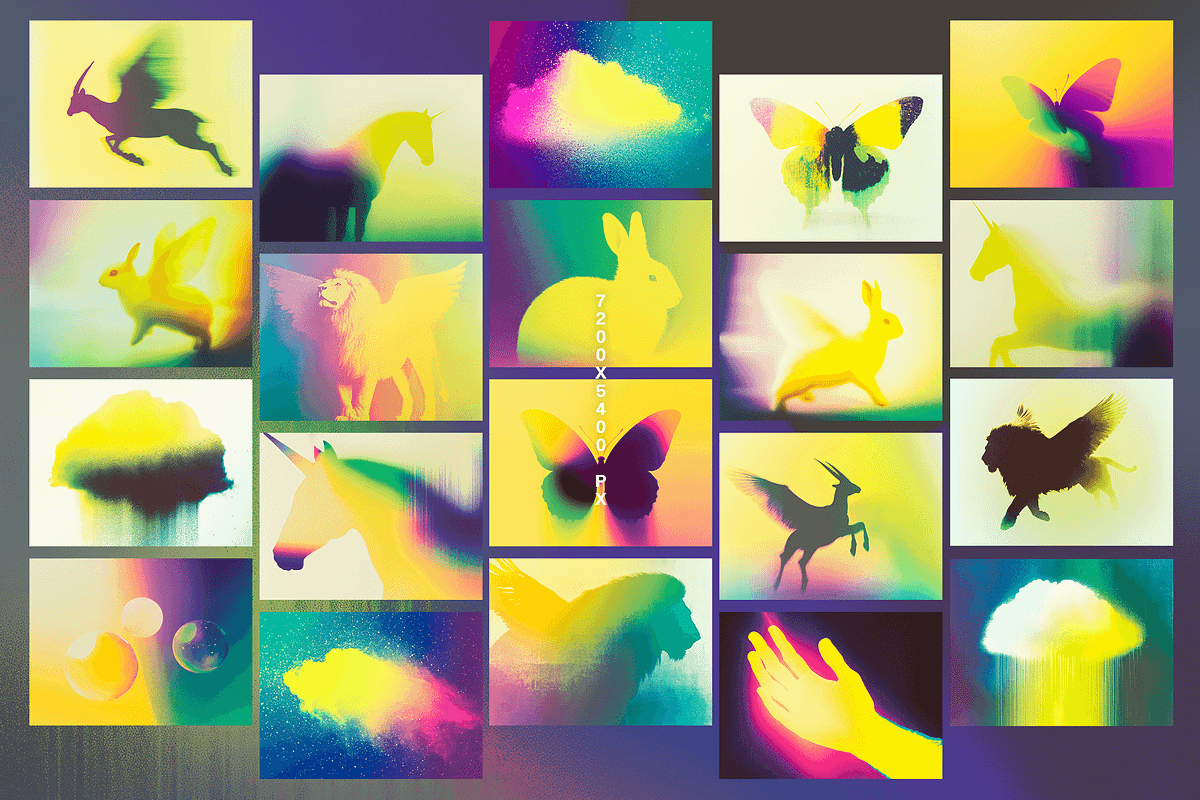 AURA–Spiritual Galactic Backgrounds, a Background Graphic by DigARTbyHavroshka (Photo 7 of 9)
