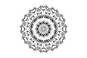 Modern Black and White Mandala Pack, a Decorative Illustration by NJ Himel (Thumbnail 26 of 101)