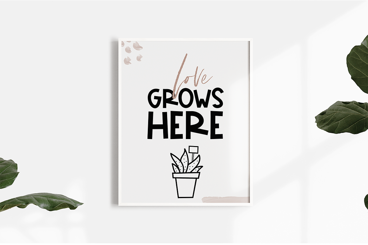 Fancactus - A Fun Doodle Font preview 3