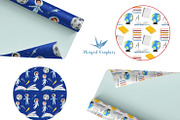 Back to school seamless pattern set, an Illustration by Winged Graphics (Thumbnail 4 of 4)