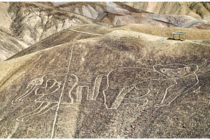 The Monkey Geoglyph at Palpa in Peru, a Nature Photo by Leonid Andronov