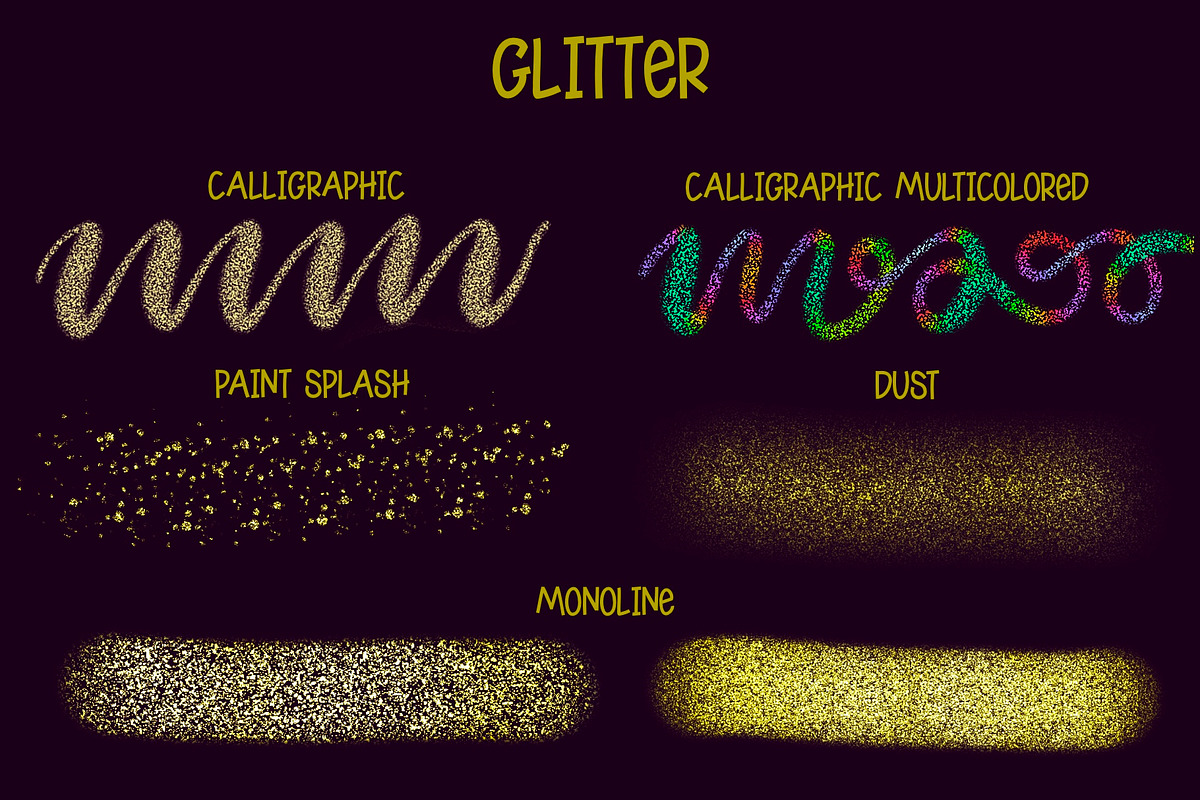 Shimmer Procreate Brushes, a Brush Add-On by Almazova Dolzhenko (Photo 2 of 11)