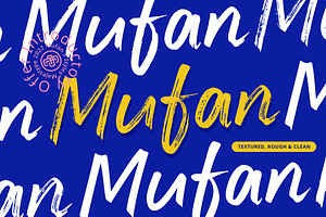 Mufan - Brush Retro Calligraphy Font
