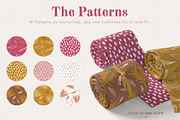Caramelange Graphic & Pattern Set, an Illustration by PrettyLittlePigs (Thumbnail 5 of 11)