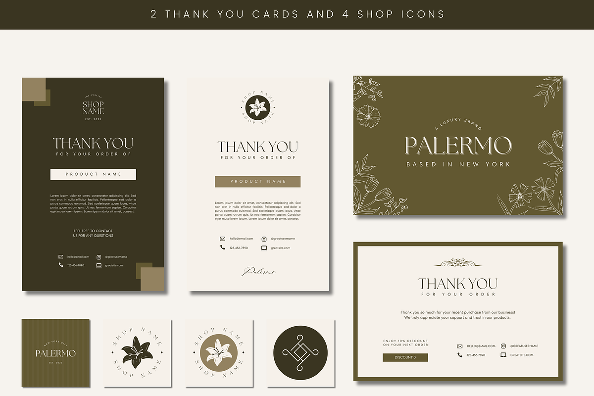 Etsy Shop Kit Branding Templates, a Branding & Logo Template by Branding Babe Co. (Photo 6 of 7)