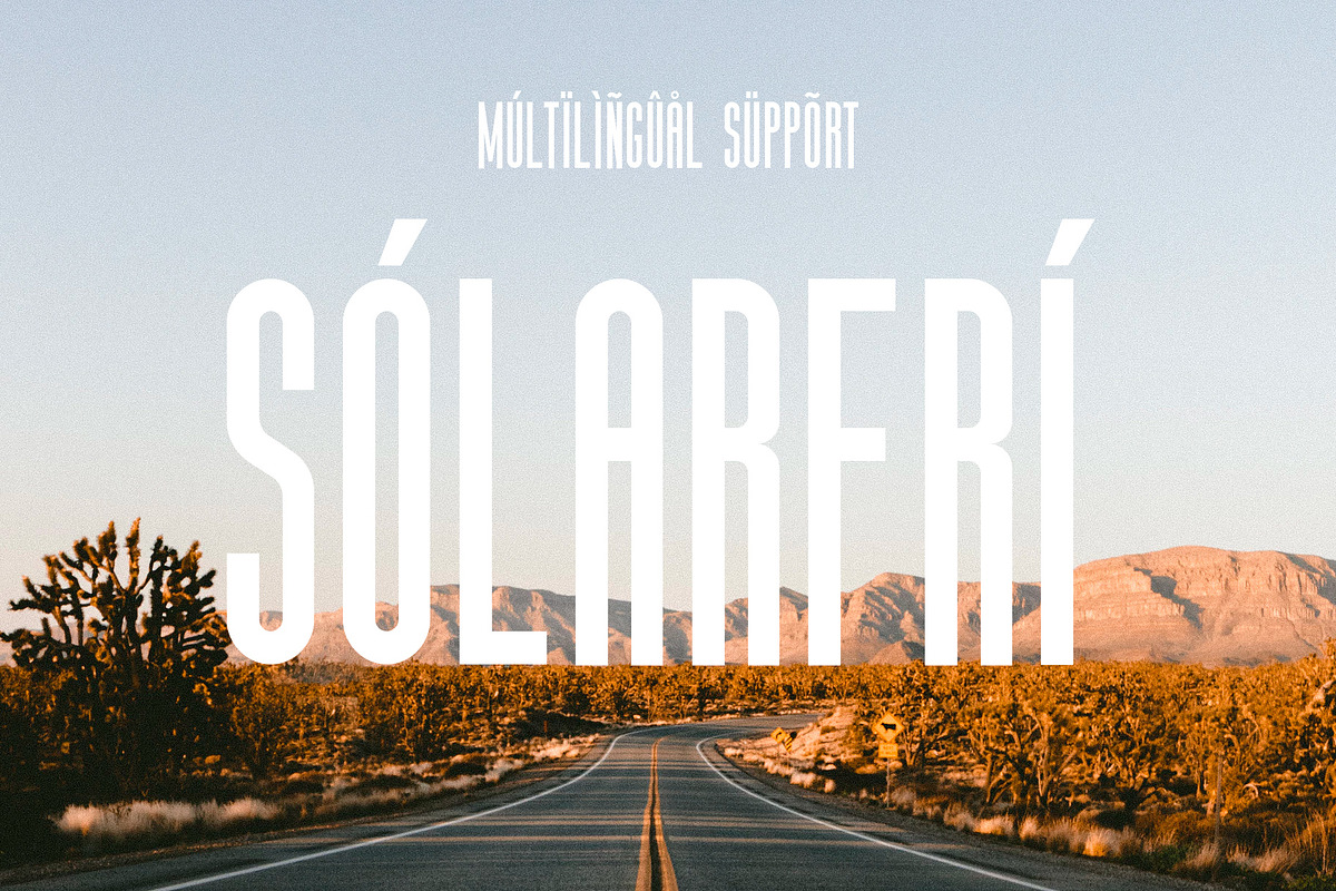 The Harmony - Condensed font family preview 8