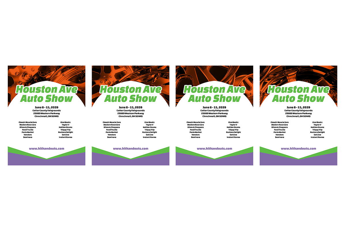 Car Show Animated Handout Template, a Marketing Template by Hit Pictures (Photo 2 of 4)