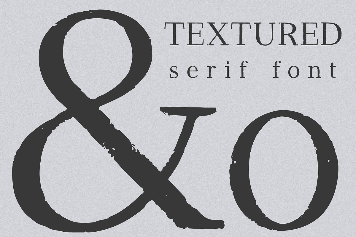 Arenosa | textured serif font preview 4