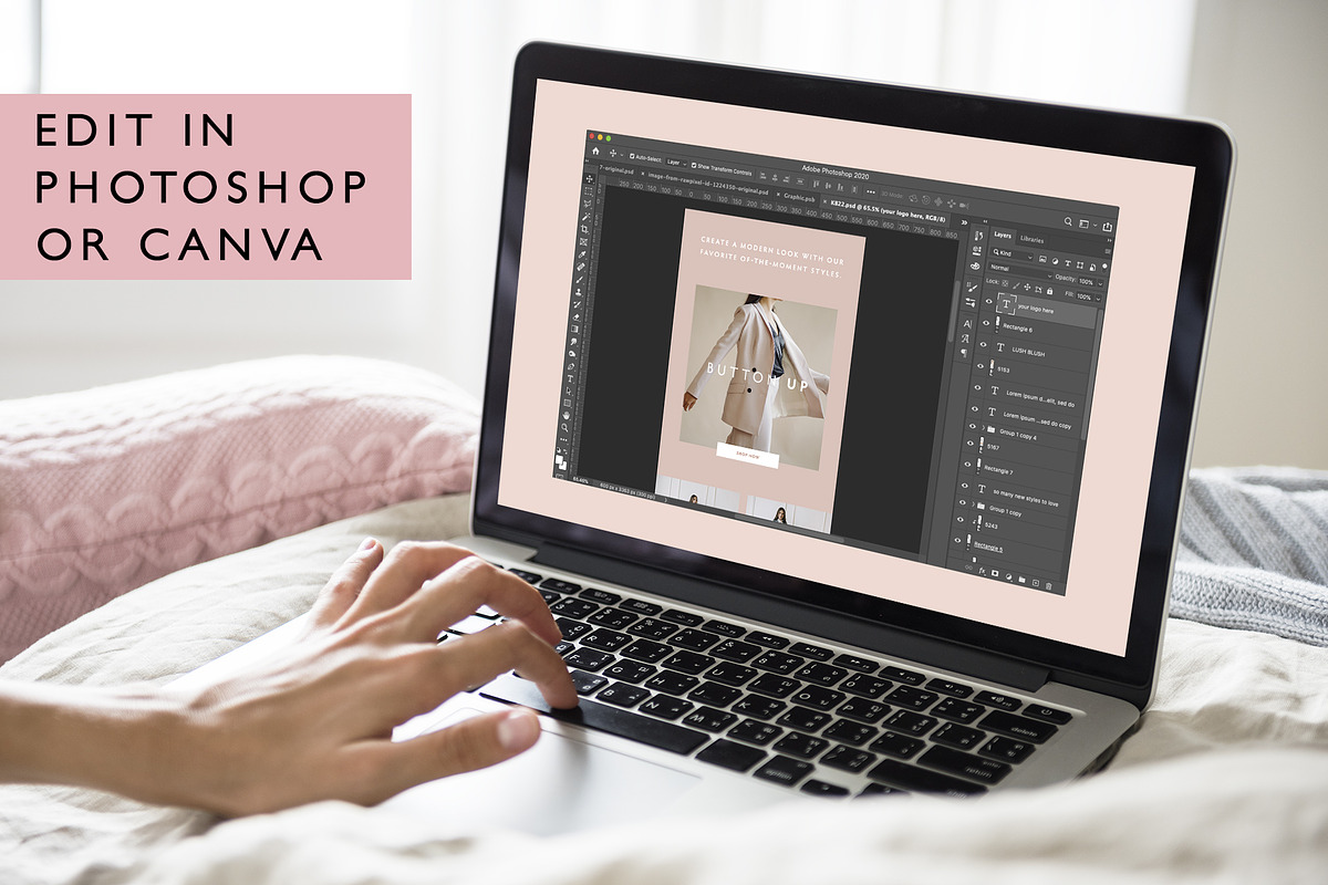 Minimalist Email Marketing Template, an Email Template by KikiBunnyCreative (Photo 4 of 7)